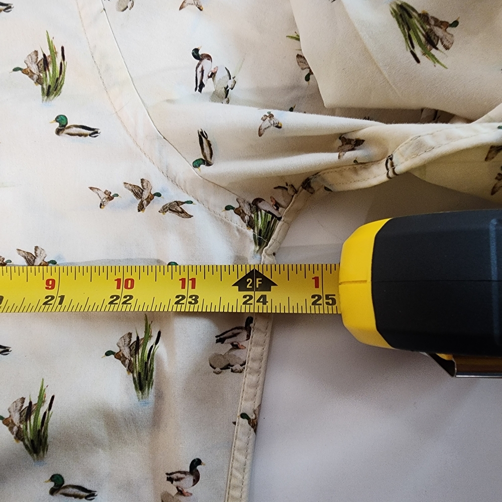 Rodd & Gunn New Zealand Long Sleeve Button Up Mens XL Italian Fabric Duck Print - Picture 7 of 8